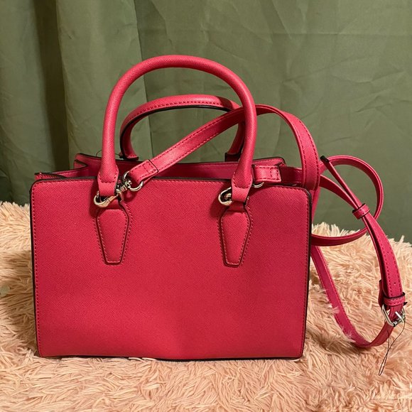 [Sold] Nine West Berry 3 Compartment Satchel - Picture 6 of 12